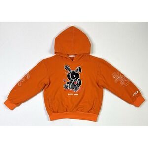 Lucky Charm Orange Hoodie Youth Kids Large* Voodoo Bunny Pullover Sweatshirt